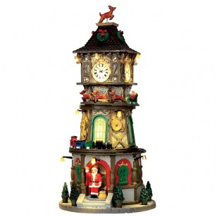 Christmas Clock Tower, with 4.5V Adaptor